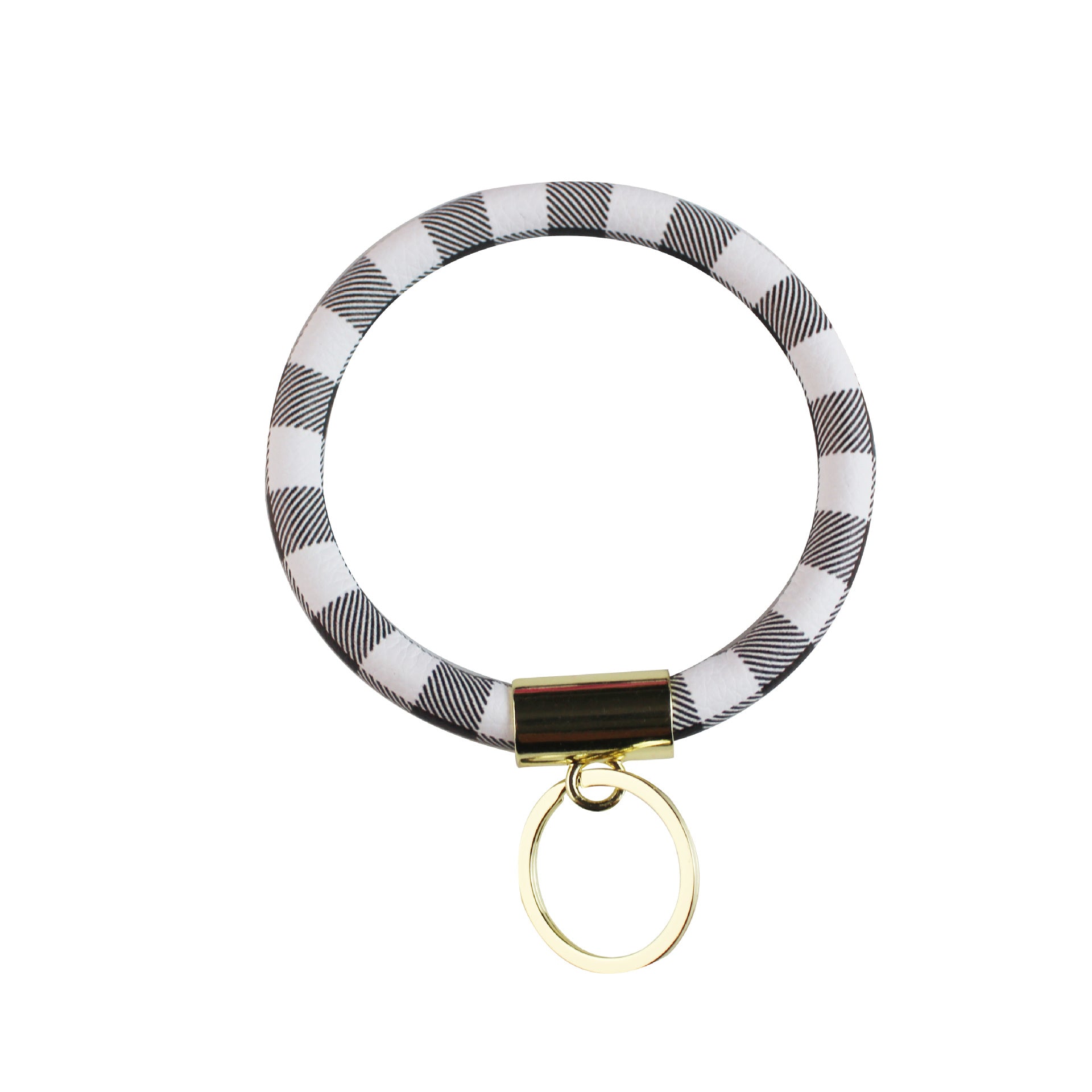 Wholesale Leather Printed Sunflower Wrist Keychain